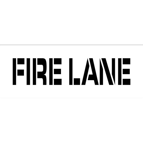 Fire Lane Parking Lot Stencil (PMS41)