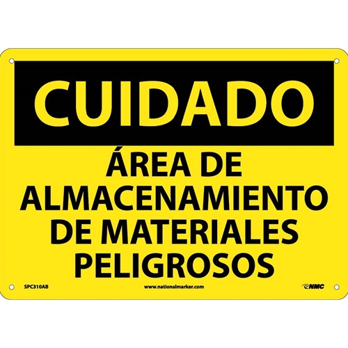 caution-restricted-area-sign-spanish-spc310ab