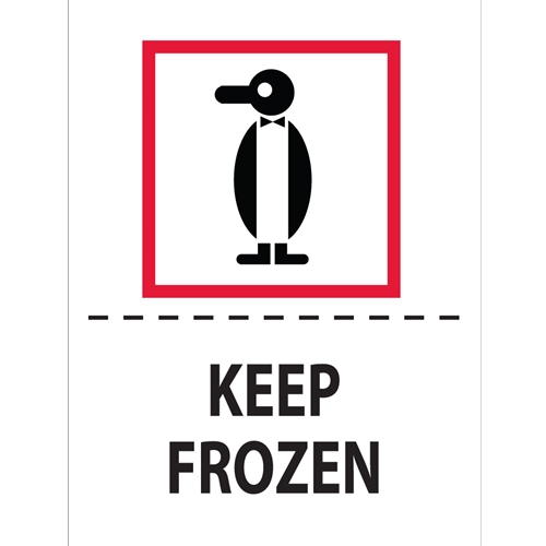 Keep Frozen Label (IHL12AL)