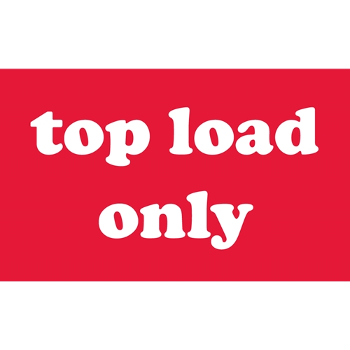 Top Load Only Label (LR30AL)