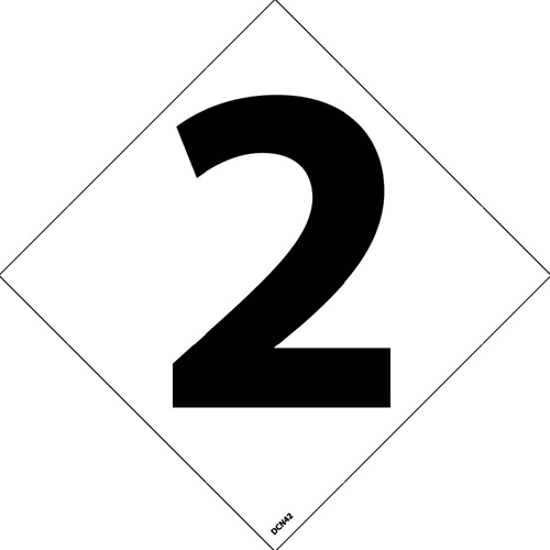 Nfpa Label Number 4" (DCN42)