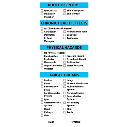 Target Organ Effective Label (HM46)