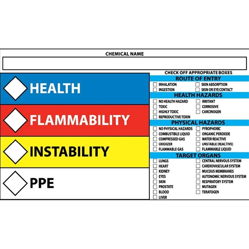 Right-To-Know Target Organ Label (HMC21AP)