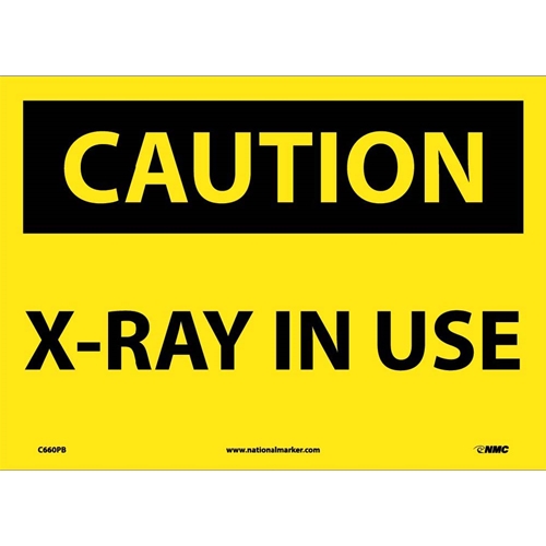 Caution X-Ray In Use Sign (C660PB)