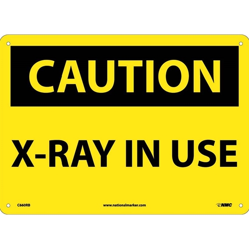 Caution X-Ray In Use Sign (C660RB)