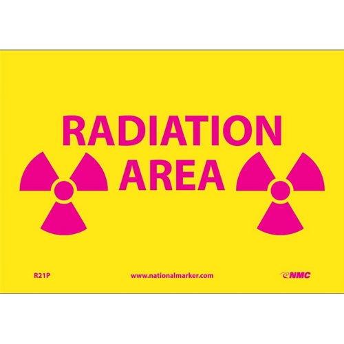Caution Radiation Area Sign (R21P)