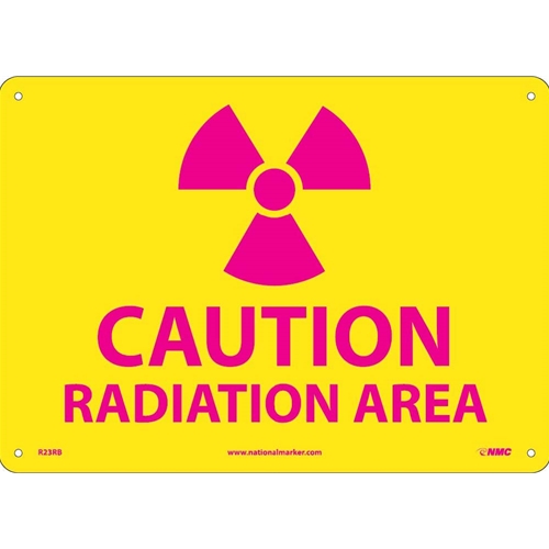 Caution Radiation Area Sign (R23RB)