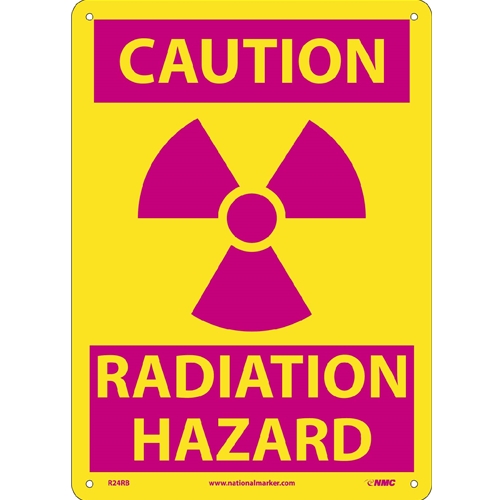 Caution Radiation Hazard Sign (R24RB)