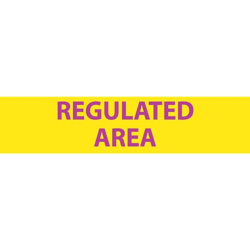 Radiation Insert Regulated Area Sign (RI26)
