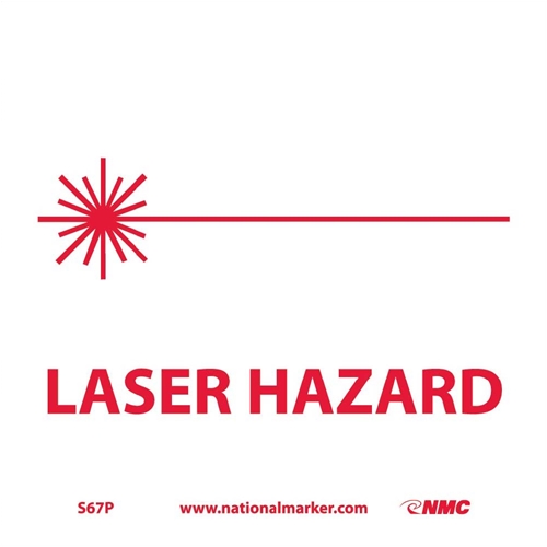 Laser Hazard Sign (S67P)