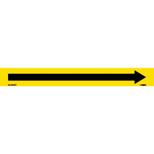 Directional Arrow Yellow Pressure Sensitive (HL2050Y)