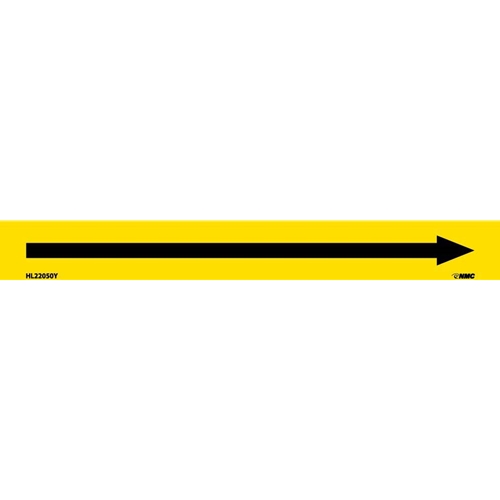 Directional Arrow Yellow Pressure Sensitive (HL22050Y)