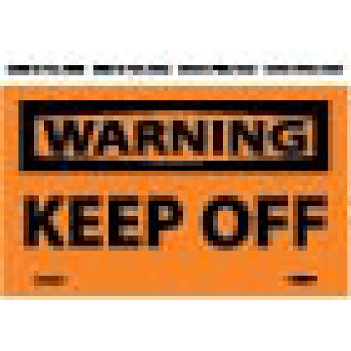 Warning Keep Off Label (W452AP)