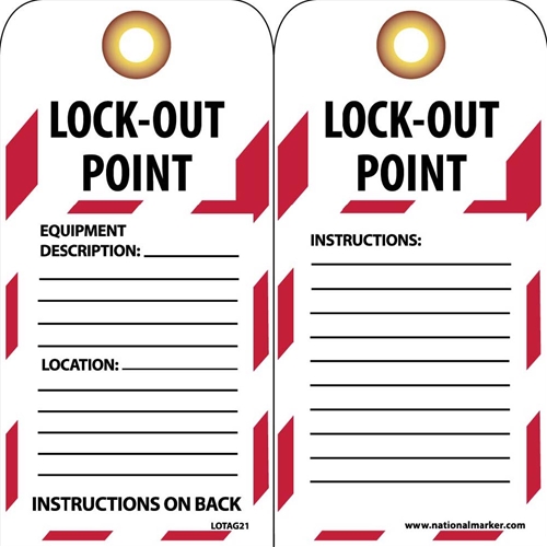 Danger Lockout Point Tag (LOTAG21)