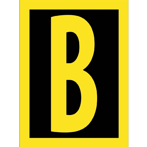 Reflective Self-Adhesive Letters And Numbers 1 1/2" (HIL15B)