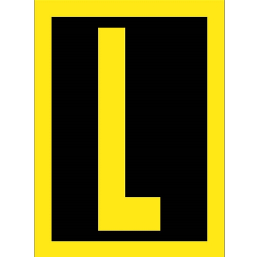 Reflective Self-Adhesive Letters And Numbers 1 1/2" (HIL15L)