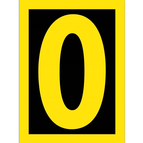 Reflective Self-Adhesive Letters And Numbers 1 1/2" (HIL15O)