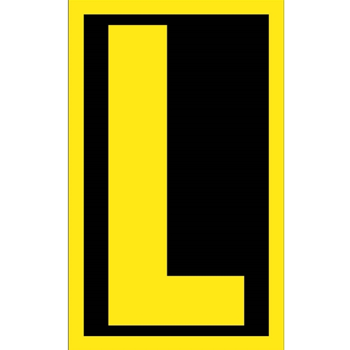 Reflective Self-Adhesive Letters And Numbers 2 1/2" (HIL25L)