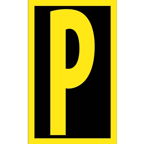 Reflective Self-Adhesive Letters And Numbers 2 1/2" (HIL25P)
