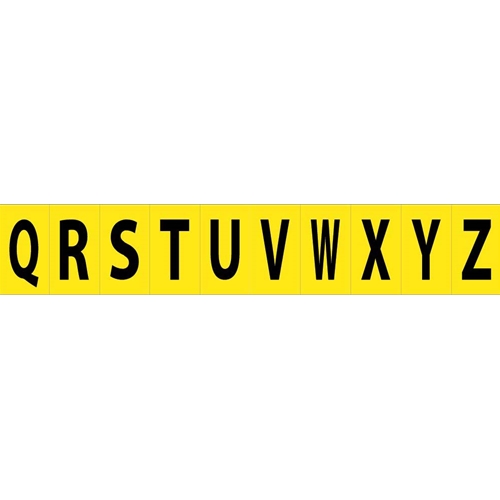Self-Adhesive Letters 1" Q-Z (LPS11Z)