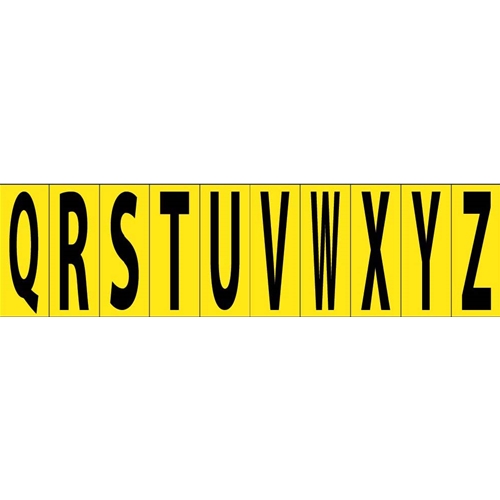 Self-Adhesive Letters 2" Q-Z (LPS12Z)