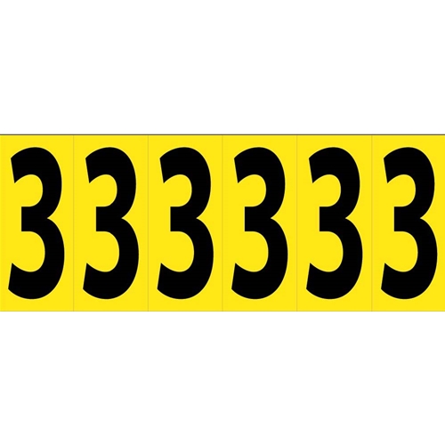 Self-Adhesive Numbers 3" (NPS63)