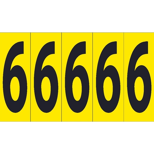 Self-Adhesive Numbers 4" (NPS76)