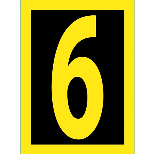 Reflective Numbers 1.5" 0-9 (RN156)