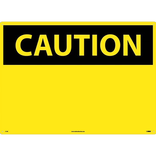 Large Format Caution Sign (C1AD)