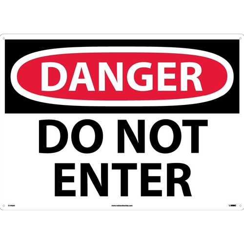 Large Format Danger Do Not Enter Sign (D104AD)