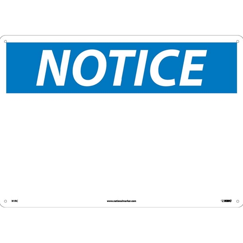 Large Format Notice Sign (N1RC)