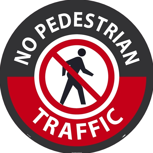 No Pedestrian Traffic (WF1236SW)