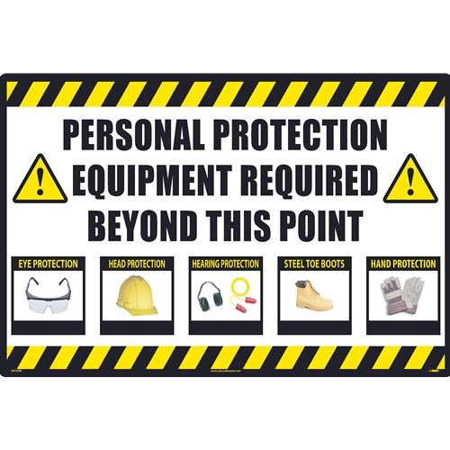 Personal Protection Equipment Required Beyond This Point (WF13TW)