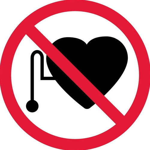 No Pacemakers Iso Label (ISO226AP)