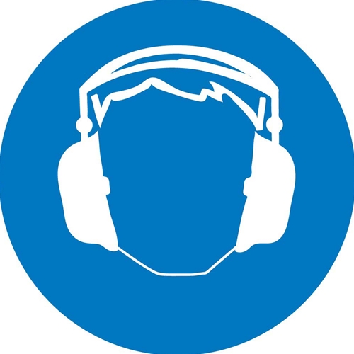 Wear Hearing Protection Iso Label (ISO402AP)