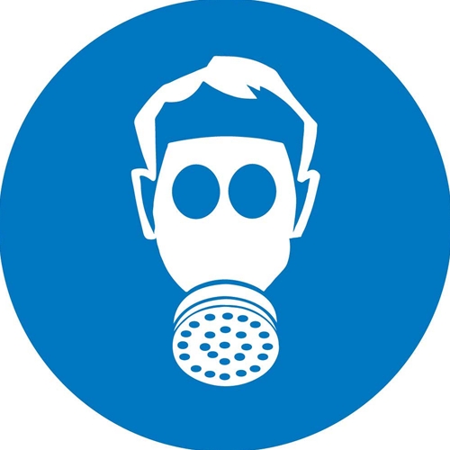 Wear Respiratory Protection Iso Label (ISO407AP)