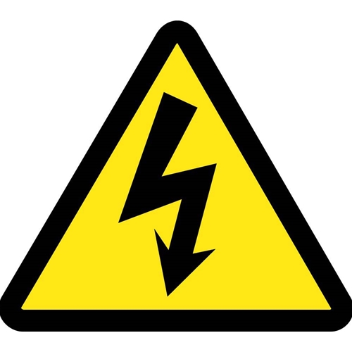 Electric Voltage Hazard Iso Label (ISO459AP)