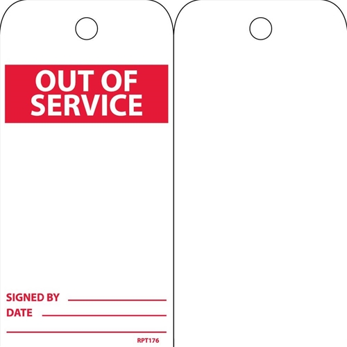 Out Of Service Tag (RPT176)