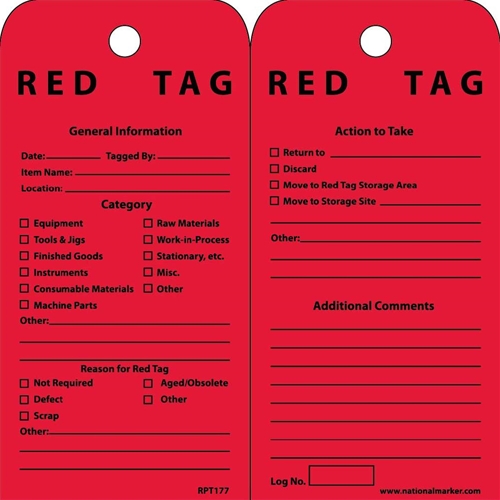 Red Tag 5S (RPT177)