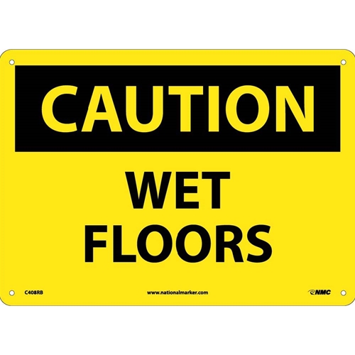 Caution Wet Floors Sign (C408RB)