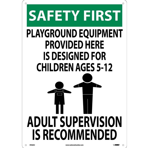 Safety First Adult Supervision Sign (SF60AC)