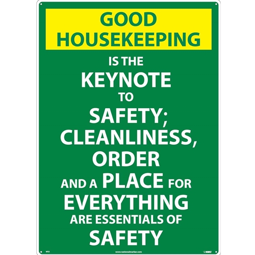 Good Housekeeping Principles Sign (WS3)