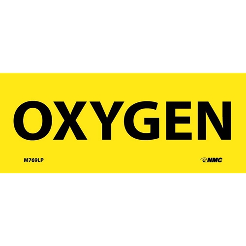 Oxygen Hazmat Label (M769LP)