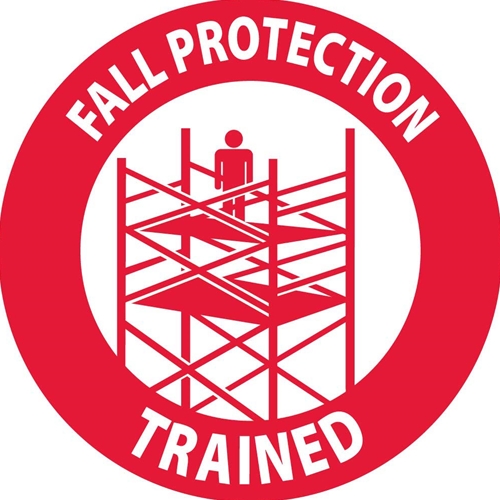 Fall Protection Trained Hard Hat Emblem (HH115)