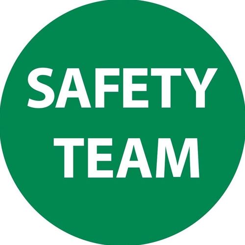 Safety Team Hard Hat Emblem (HH119)