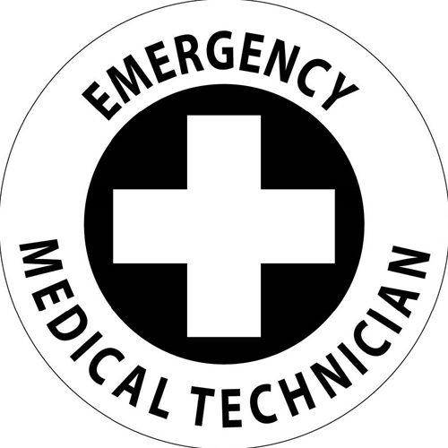 Emergency Medical Technician Hard Hat Emblem (HH40)