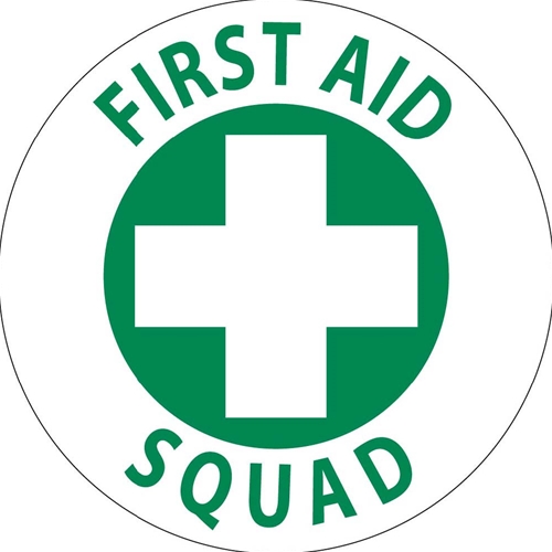 First Aid Squad Hard Hat Emblem (HH41)