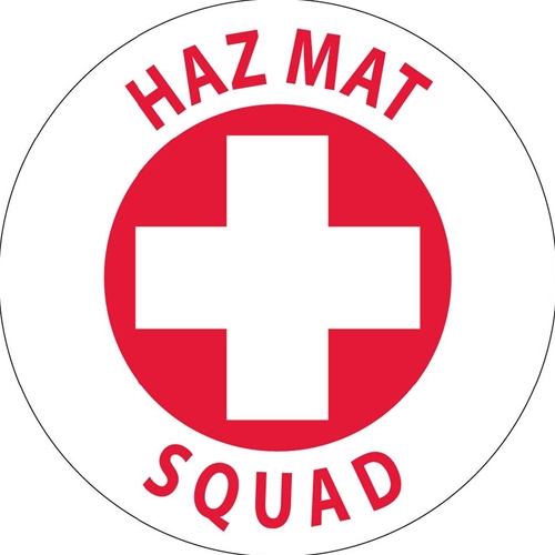 Hazmat Squad Hard Hat Emblem (HH44)