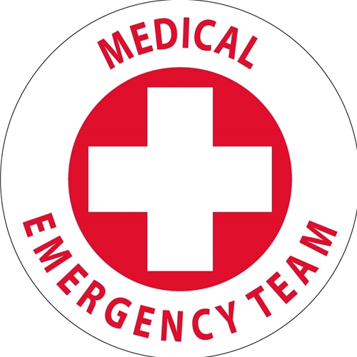 Medical Emergency Team Hard Hat Emblem (HH48R)