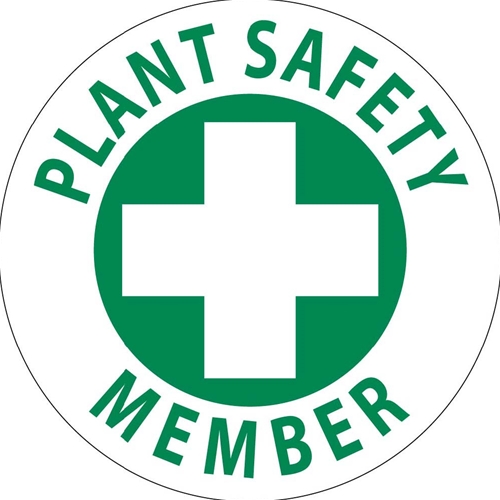 Plant Safety Member Hard Hat Emblem (HH50)